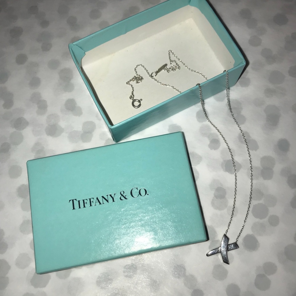 Vintage Tiffany & Co Paloma Picasso Silver X  - Picture 7 of 8